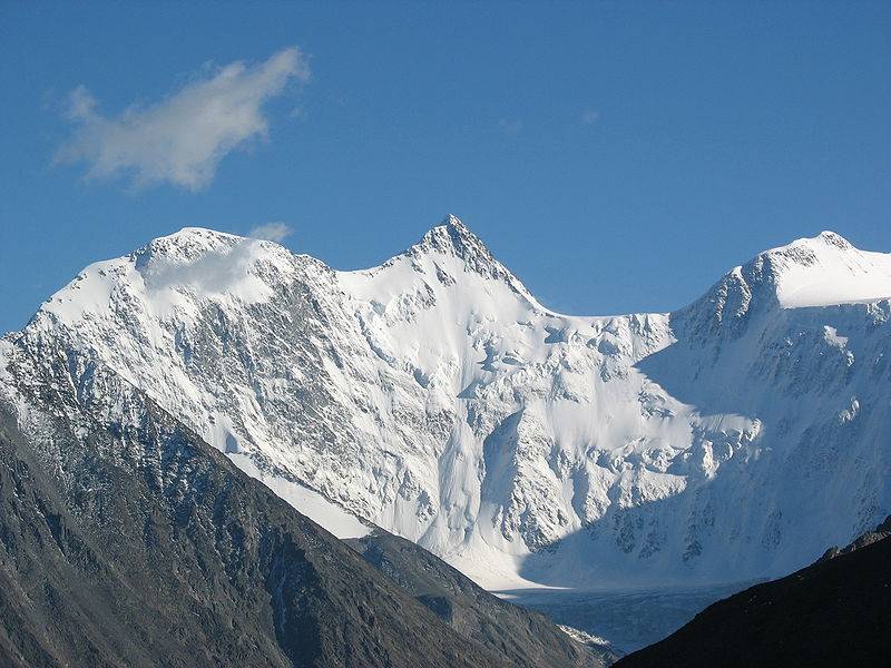 Гора Белуха в Республике Алтай