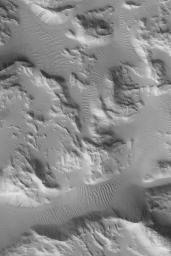 Фрагмент Ореола размером 3 км к востоку от Олимпа