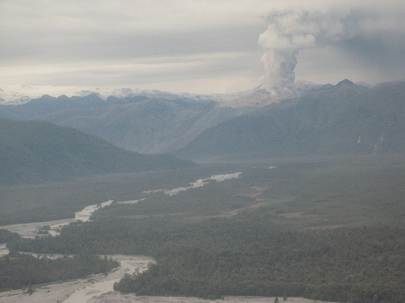 Вид на вулкан Чайтен