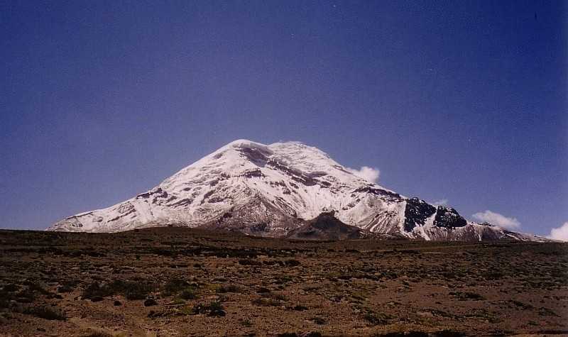 Вулкан Чимборасо с юго-запада
