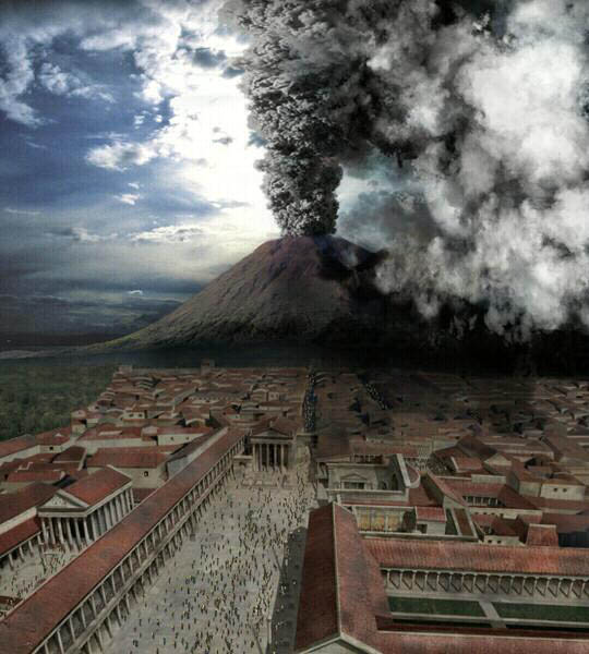 Извержение вулкана Везувий в 79 году
