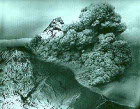 Извержение вулкана Безымянный в октябре 1984 года